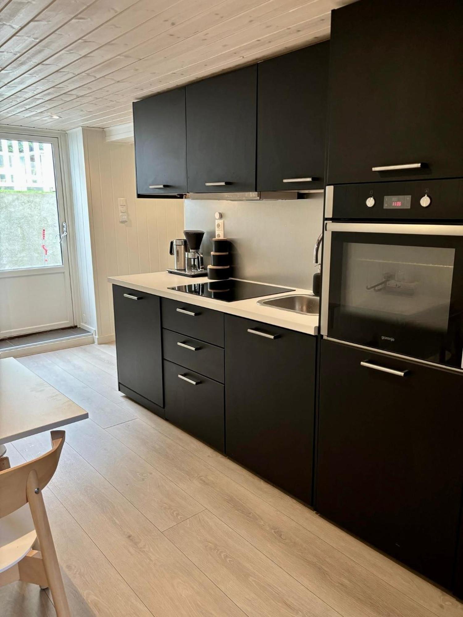 Down Town With Outside Area In Apartment Kristiansand